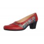 Pantofi dama comozi si eleganti din piele naturala Rosu - MVS74R